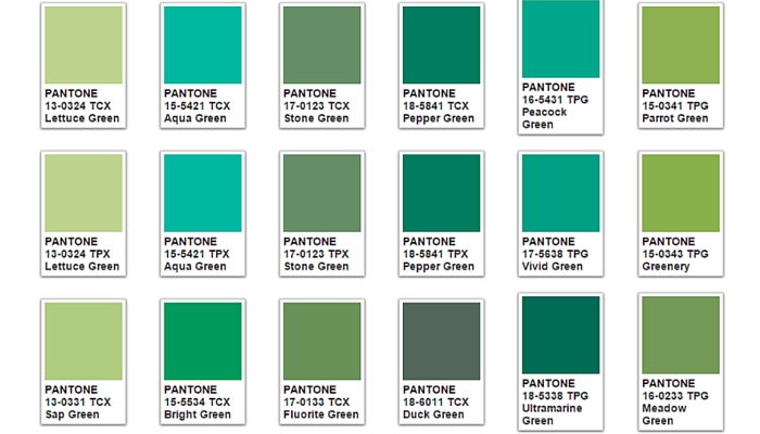 pantone color green